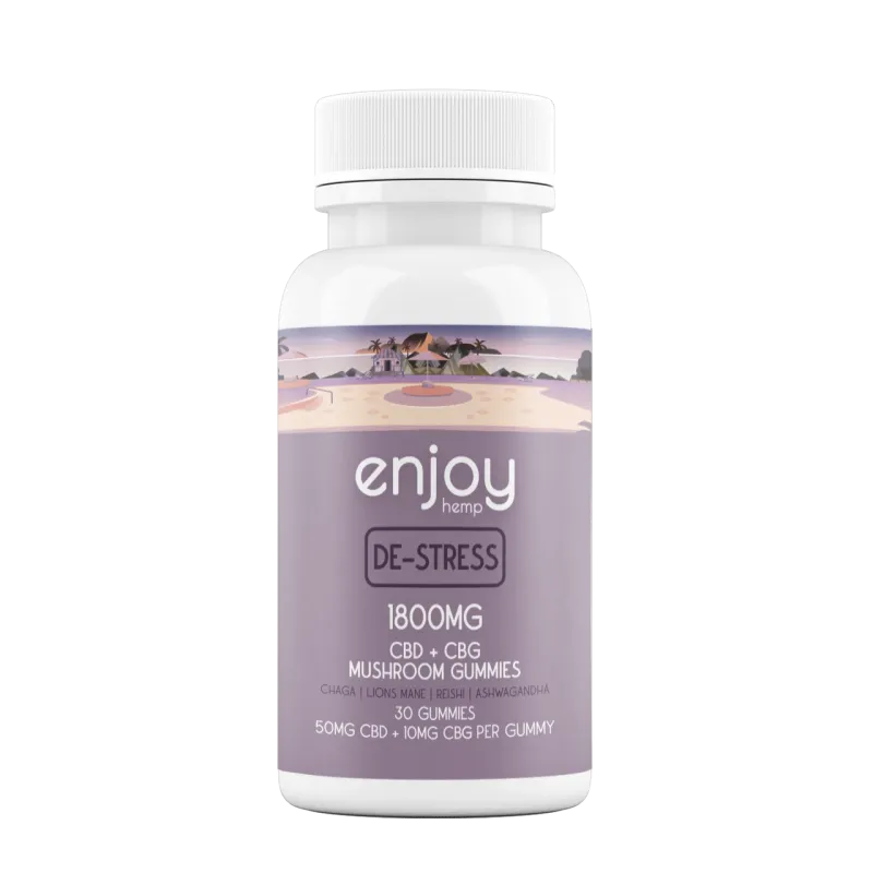 Enjoy: Full Spectrum CBD + CBG De-Stress Gummies