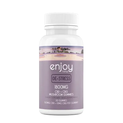 Enjoy: Full Spectrum CBD + CBG De-Stress Gummies