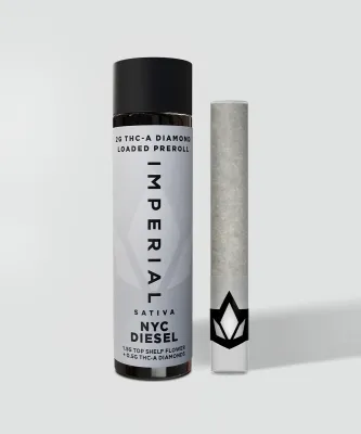 Imperial: THCa 2G Loaded Prerolls - NYC Diesel - Sativa