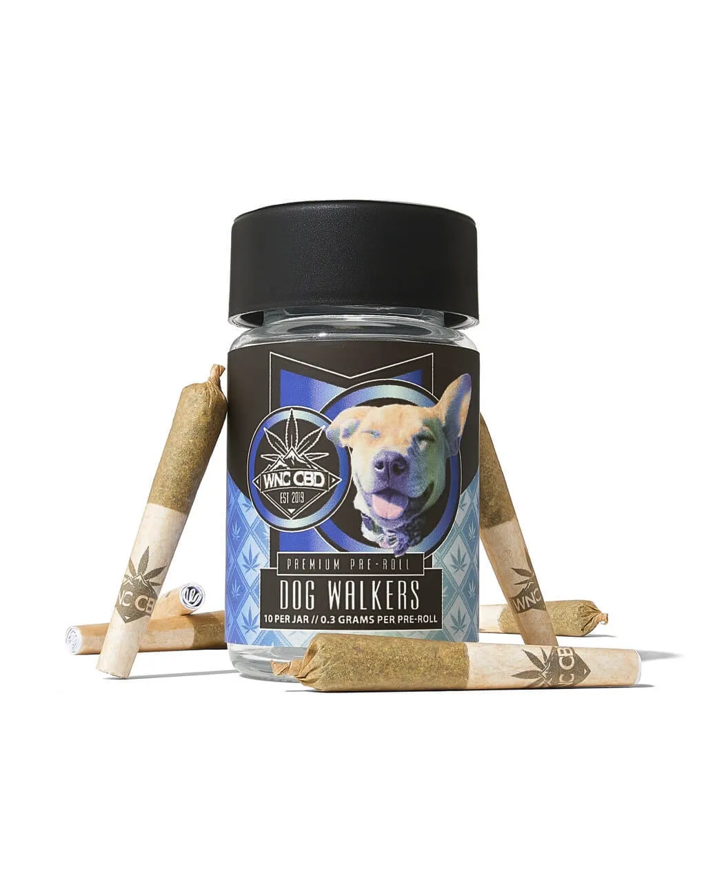 WNC Dog Walker Indoor Gelato THCa Prerolls (10 pack) Indica Nurse Wellness CBD Dispensary