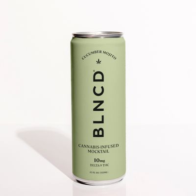 BLNCD Cannabis-Infused Mocktail 10mg Delta 9: Cucumber Mojito 4pk