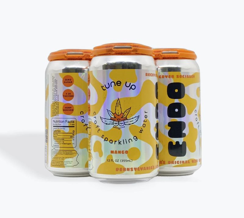 Endo: CBD:THC Tune Up Craft Sparkling Water Mango | 4 pack