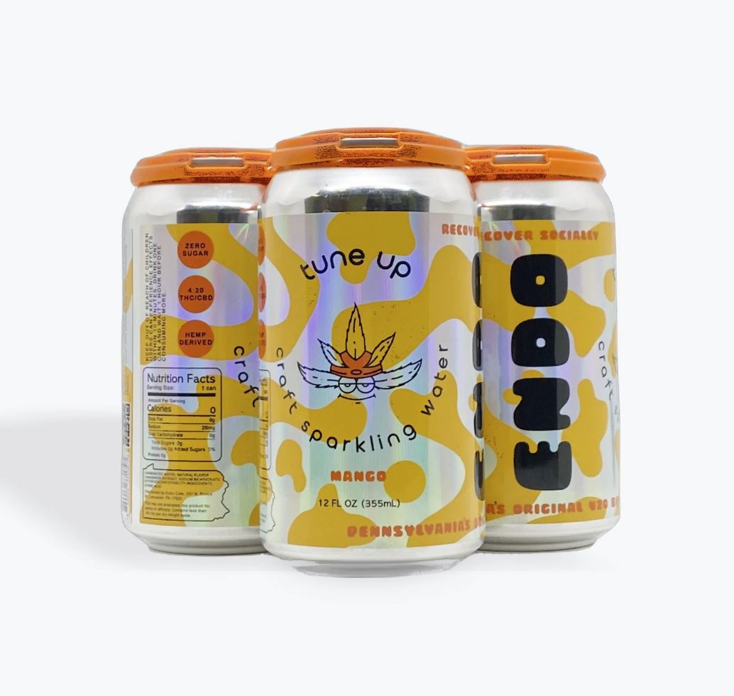 Endo Mango CBD:THC Tune Up Sparkling Water (Single can)