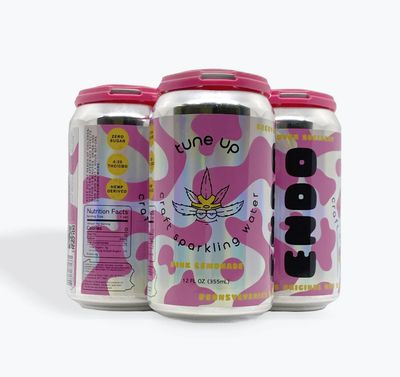 Endo Pink Lemonade CBD:THC Tune Up Sparkling Water (Single can)