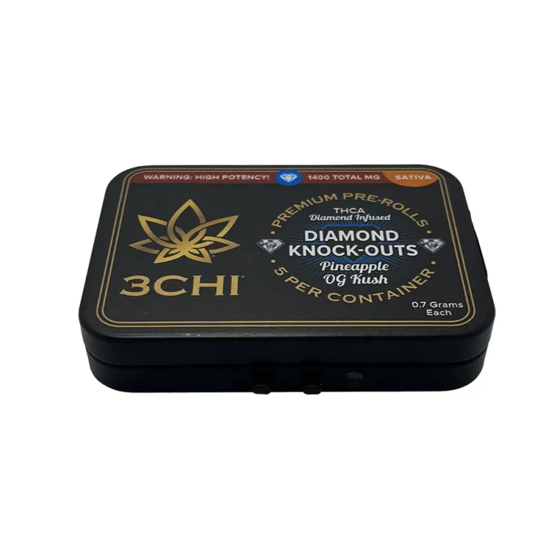 3Chi: Pineapple OG Kush THCa Diamond Knock Out Prerolls - Sativa