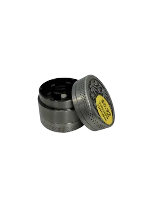 3pc 30mm Metal Grinder with Amsterdam & Leaf Design