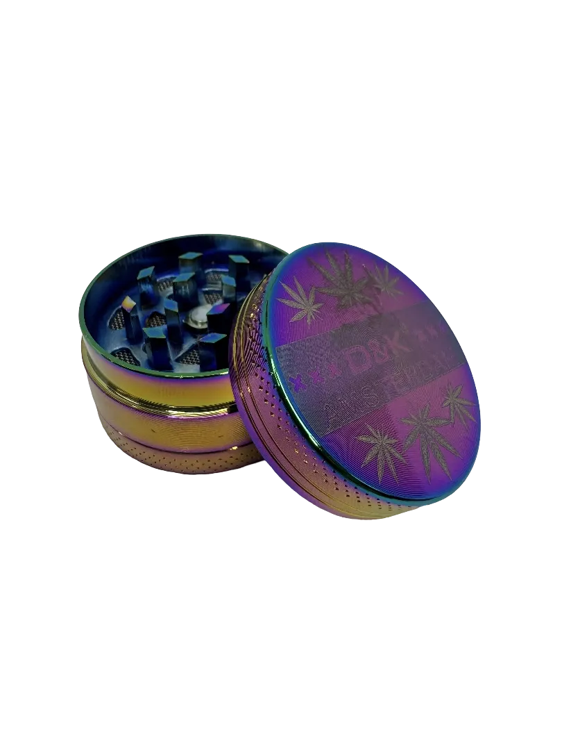 3pc 40mm Metal Grinder w/ Amsterdam & Leaf Logo