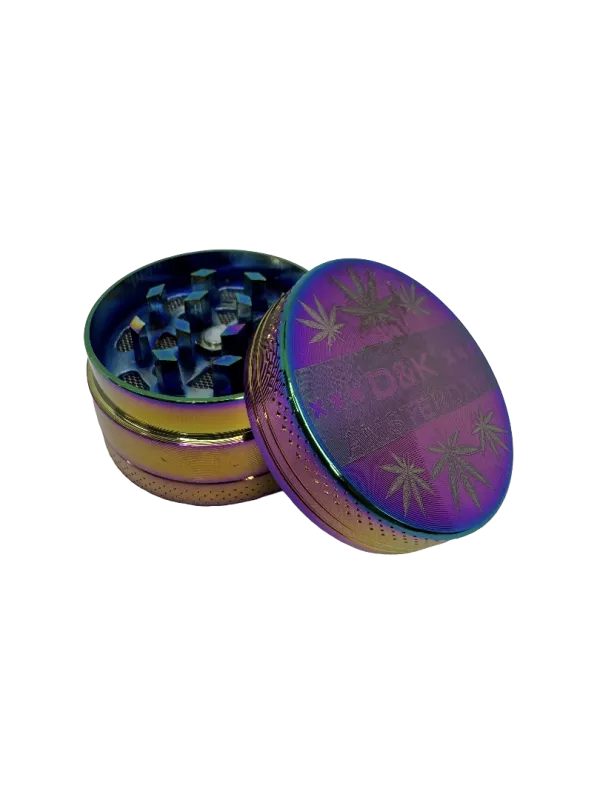 3pc 40mm Metal Grinder w/ Amsterdam & Leaf Logo