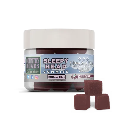 Country Roads: SLEEPY HEAD NightTime Pain Relief Black Cherry