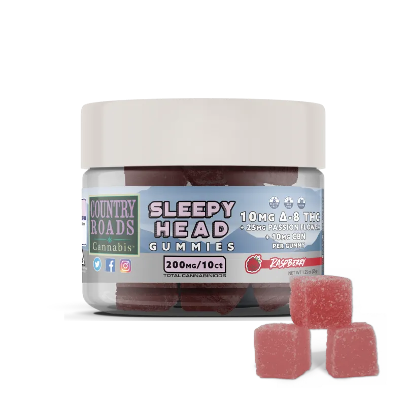 Country Roads: SLEEPY HEAD NightTime Pain Relief Raspberry