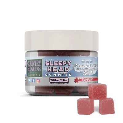 Country Roads: SLEEPY HEAD NightTime Pain Relief Raspberry