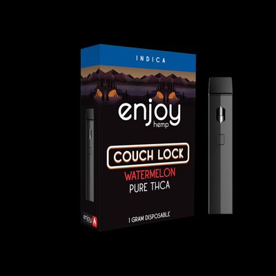 Enjoy: Couch Lock 1g THCa Disposable Vape - Watermelon - Indica