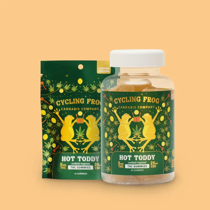 Cycling Frog: Hot Toddy 5mg THC + 25mg CBD Gummies