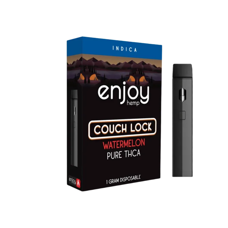 Enjoy: Couch Lock 1g THCa Disposable Vape - Watermelon - Indica