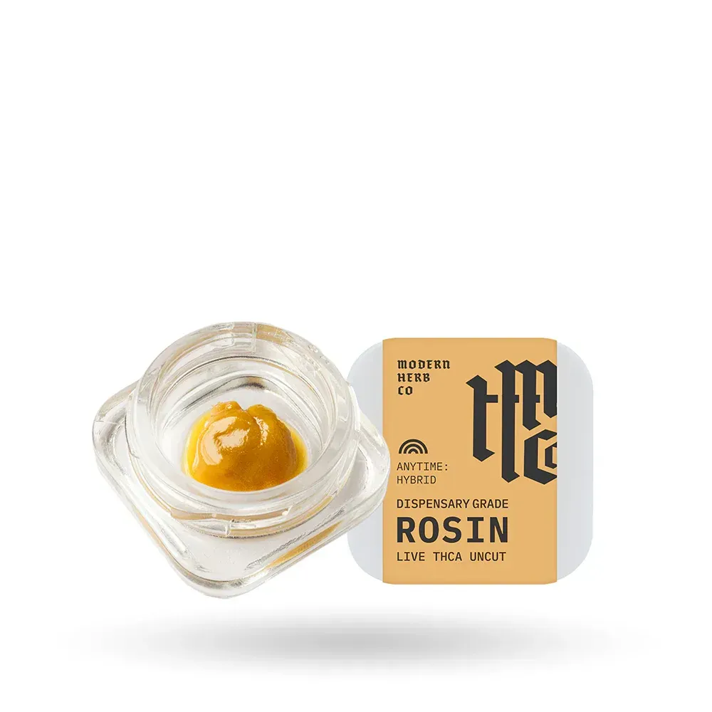 Modern Herb Co: Live THCa Rosin Dab - Anytime Kosher Kush 1g