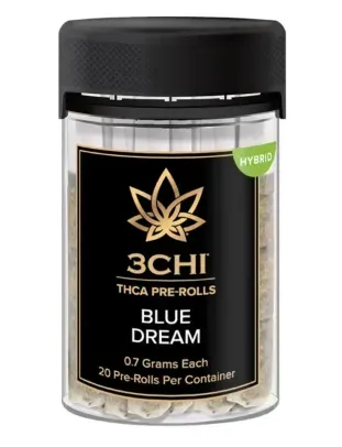 Diamond Fire Farms: Dogwalker Blue Dream Hybrid THCa Prerolls / 20 Count