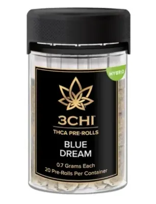 Diamond Fire Farms: Dogwalker Blue Dream Hybrid THCa Prerolls / 20 Count