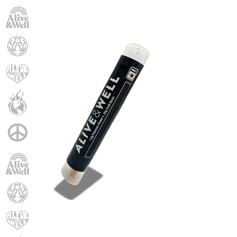 Alive and Well: Dutch Treat Hybrid Infused THCa 1g Preroll