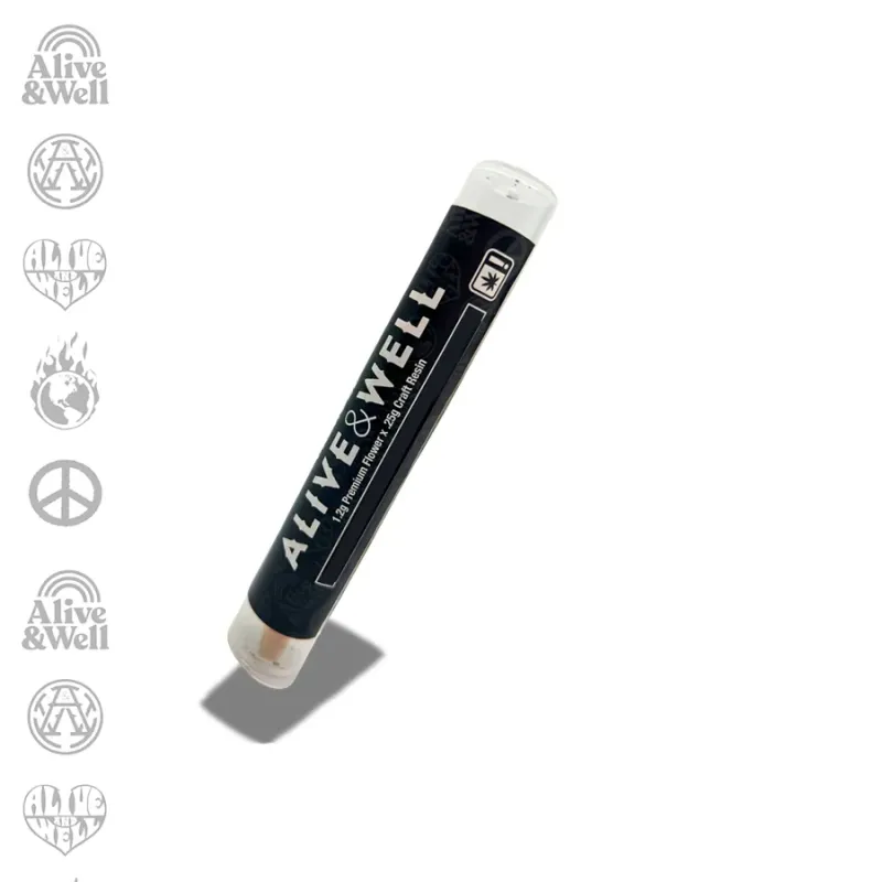 Alive and Well: Dutch Treat Hybrid Infused THCa 1g Preroll