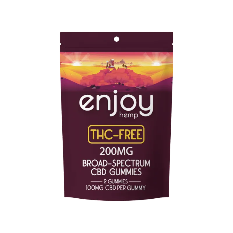 Enjoy: THC Free Broad Spectrum CBD Gummies Trial 2ct