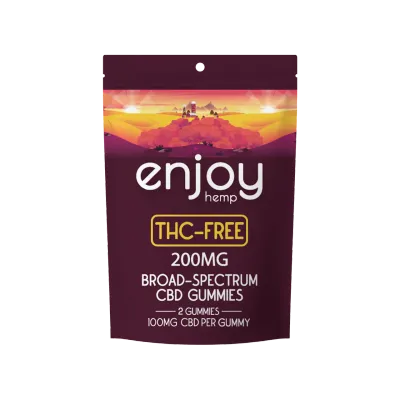 Enjoy: THC Free Broad Spectrum CBD Gummies Trial 2ct