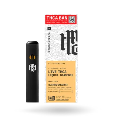 Modern Herb Co: Rainbow Runtz Hybrid 2g THCa Disposable Live Resin Liquid Diamonds