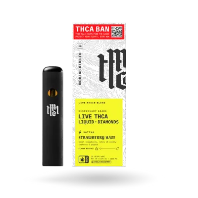 Modern Herb Co: Strawberry Haze Liquid Diamonds 1g Disposable