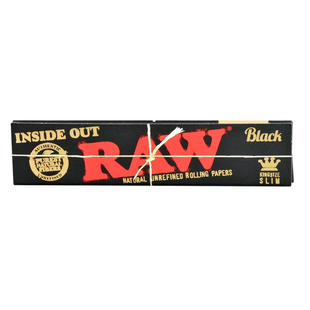 RAW Black Inside Out Papers - Kingsize Slim/32pk