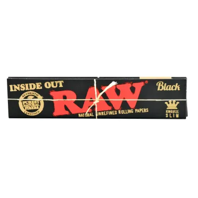 RAW Black Inside Out Papers - Kingsize Slim/32pk