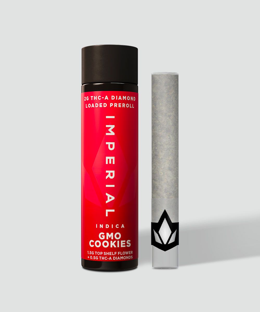 Imperial: THCa 2G Loaded Prerolls - GMO Cookies - Indica