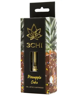 3Chi: Pineapple Cake Indica Hybrid Delta 8 THC Vape Cartridge 1g