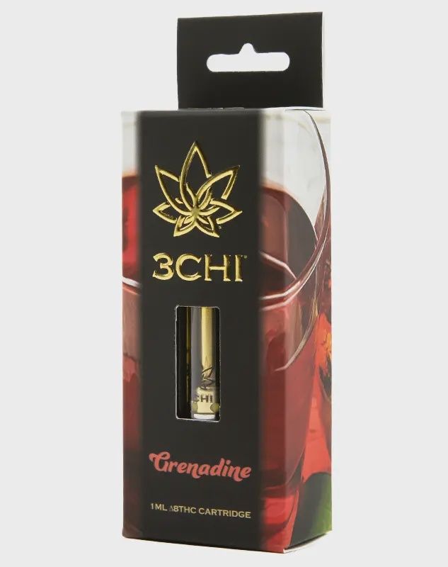 3Chi: Grenadine Indica Delta 8 THC Vape Cartridge 1g
