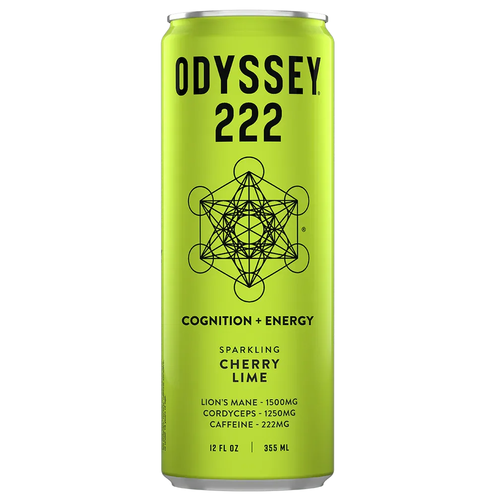Odyssey: Cherry Lime 222 Sparkling Mushroom Energy Drink