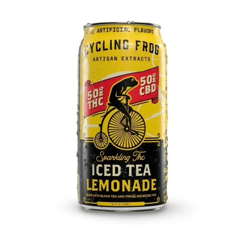Cycling Frog: THC + CBD Iced Tea Lemonade Seltzer