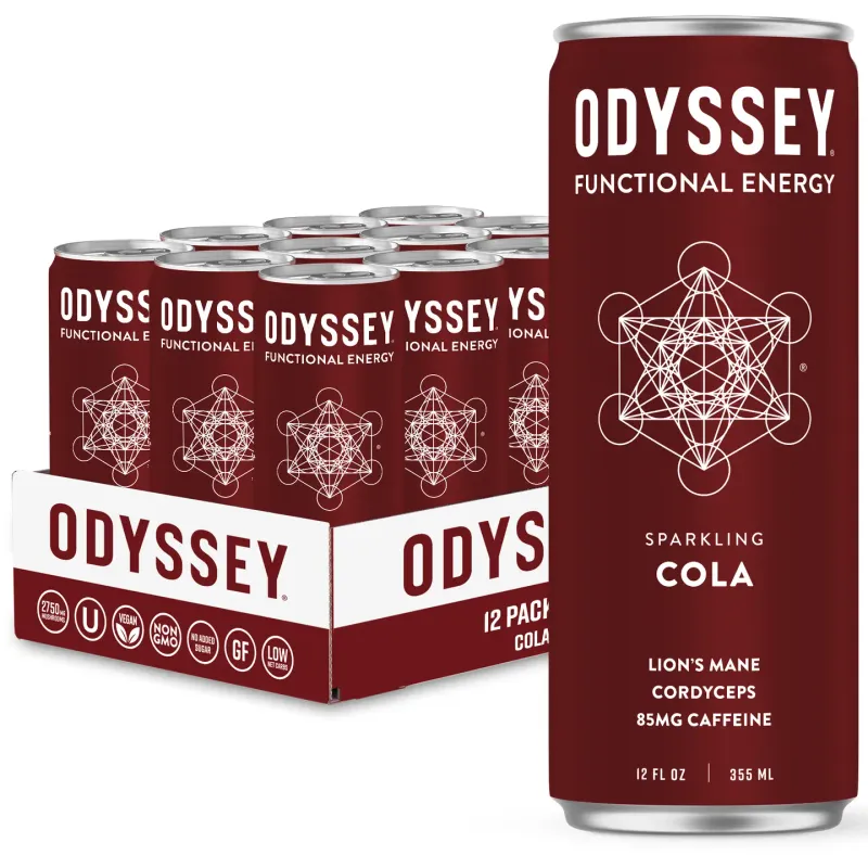 Odyssey: Cola Energy  + Focus Elixir 12pk