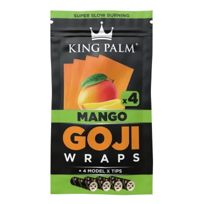 King Palm Goji Wraps &amp; Filter Tips | 4pc Mango