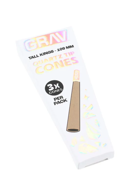 GRAV Quartz Tip Pre-Rolled Cones | Natural