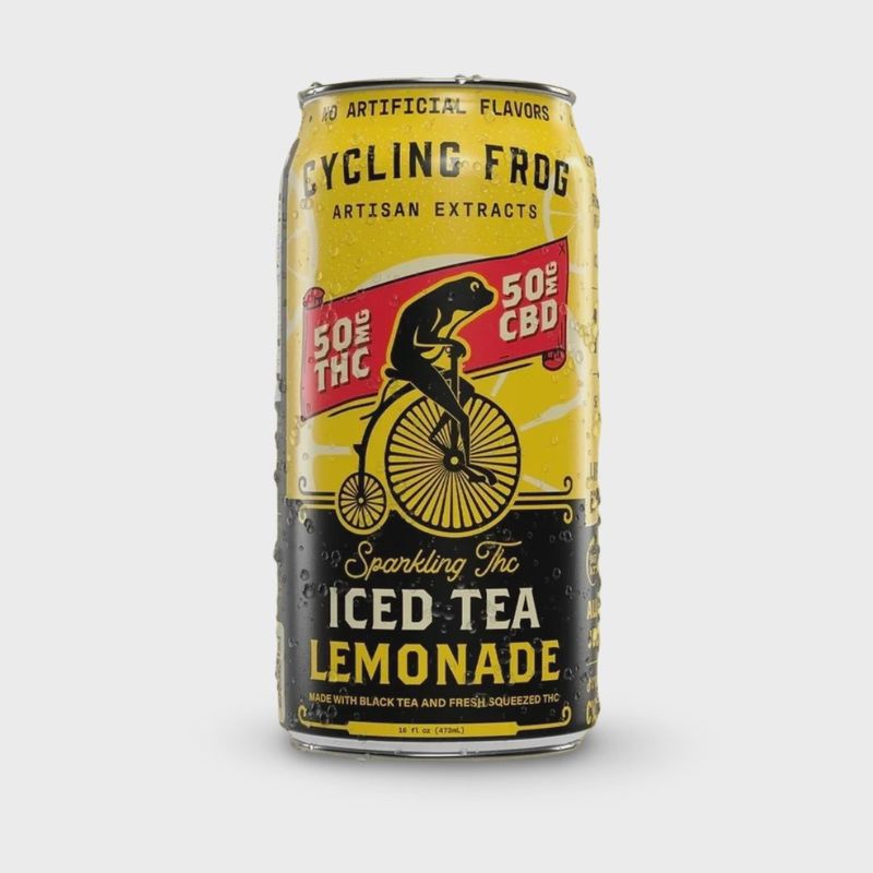 Cycling Frog: THC + CBD Iced Tea Lemonade Seltzer