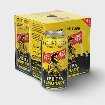 Cycling Frog: THC + CBD Iced Tea Lemonade, 4PK