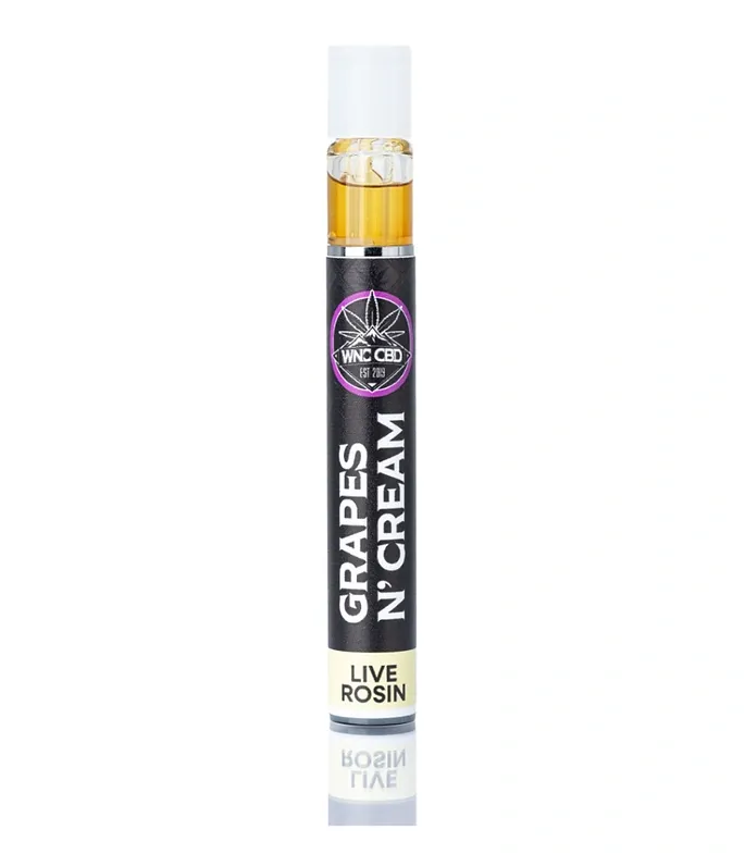 WNC: Grapes N’ Cream Hybrid THCa Live Rosin Disposable 0.5g