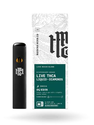 Modern Herb Co: OG Kush Liquid Diamonds Indica Disposable