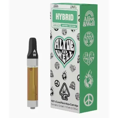 Alive and Well: Bubba Kush Hybrid THCa 1g Cartridge