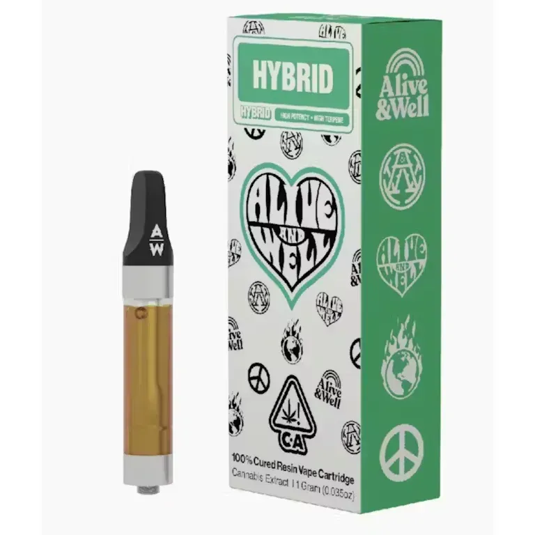 Alive and Well: Runtz Hybrid THCa 1g Cartridge Alive and Well: Runtz Hybrid THCa 1g Cartridge