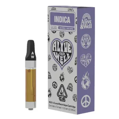 Alive and Well: Zkittlez Indica THCa 1g Cartridge Alive and Well: Zkittlez Indica THCa 1g Cartridge