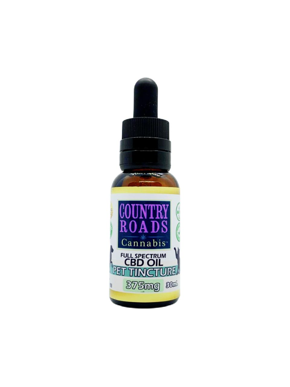 Country Roads: Pet CBD Tincture 375mg
