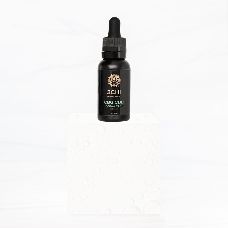 3Chi CBG + CBD Tincture | 1000mg | Nurse Wellness