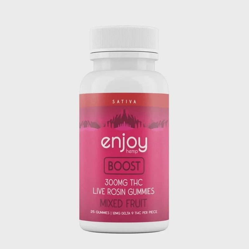 Enjoy: Live Rosin Boost THC Gummies 300mg