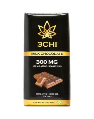 3Chi: Delta 9 THC+CBD Milk Chocolate Bar