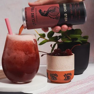 Cycling Frog: Wild Cherry 5mg THC + 10mg CBD Seltzer