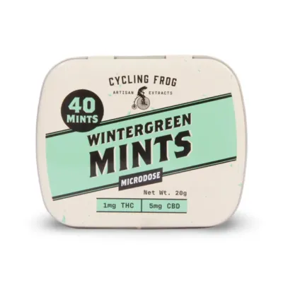 Cycling Frog: Wintergreen Mints - 1mg THC + 5mg CBD (40ct)